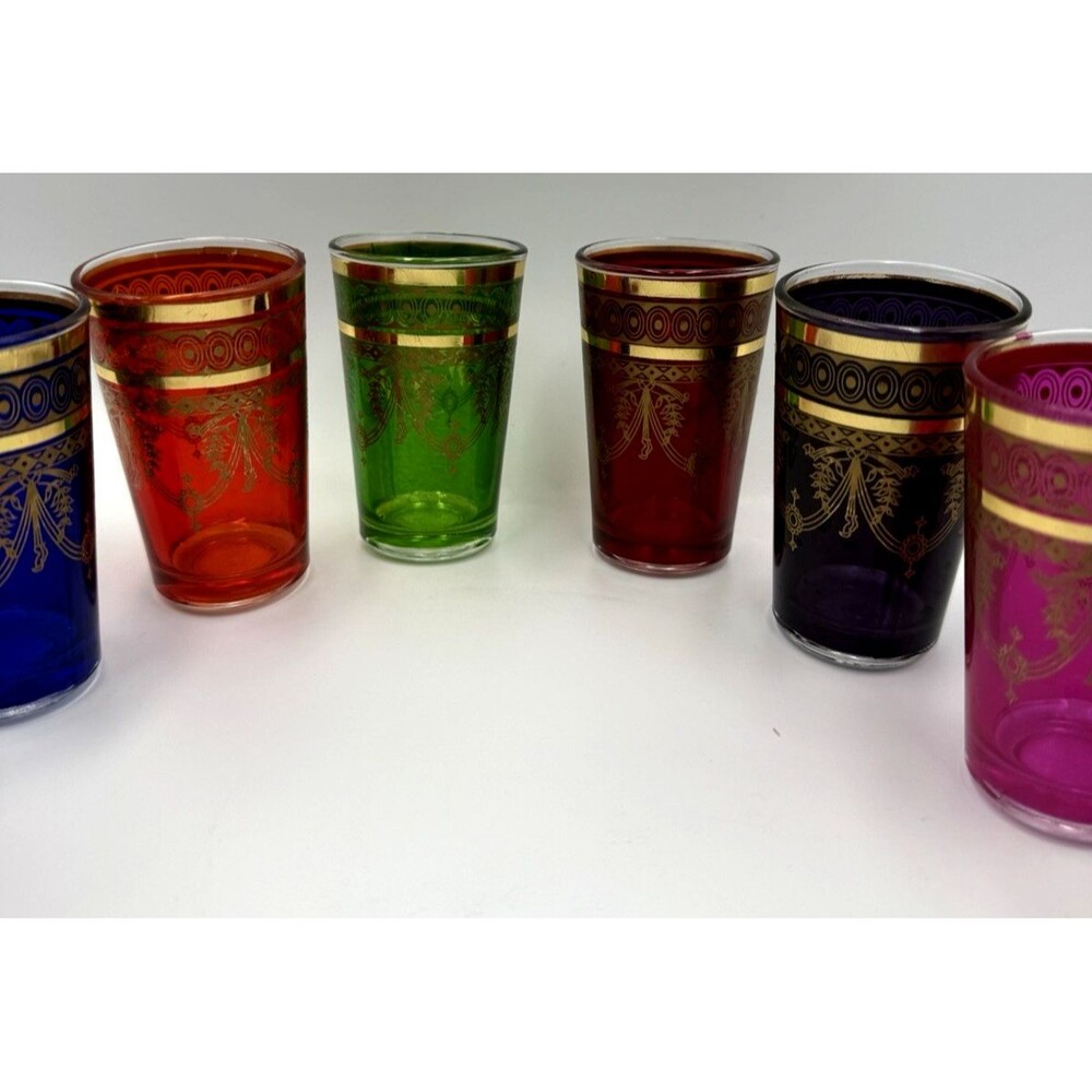 Marrakech Tea Time Moroccan Glasses - 8 glasses - Picture 2 of 5
